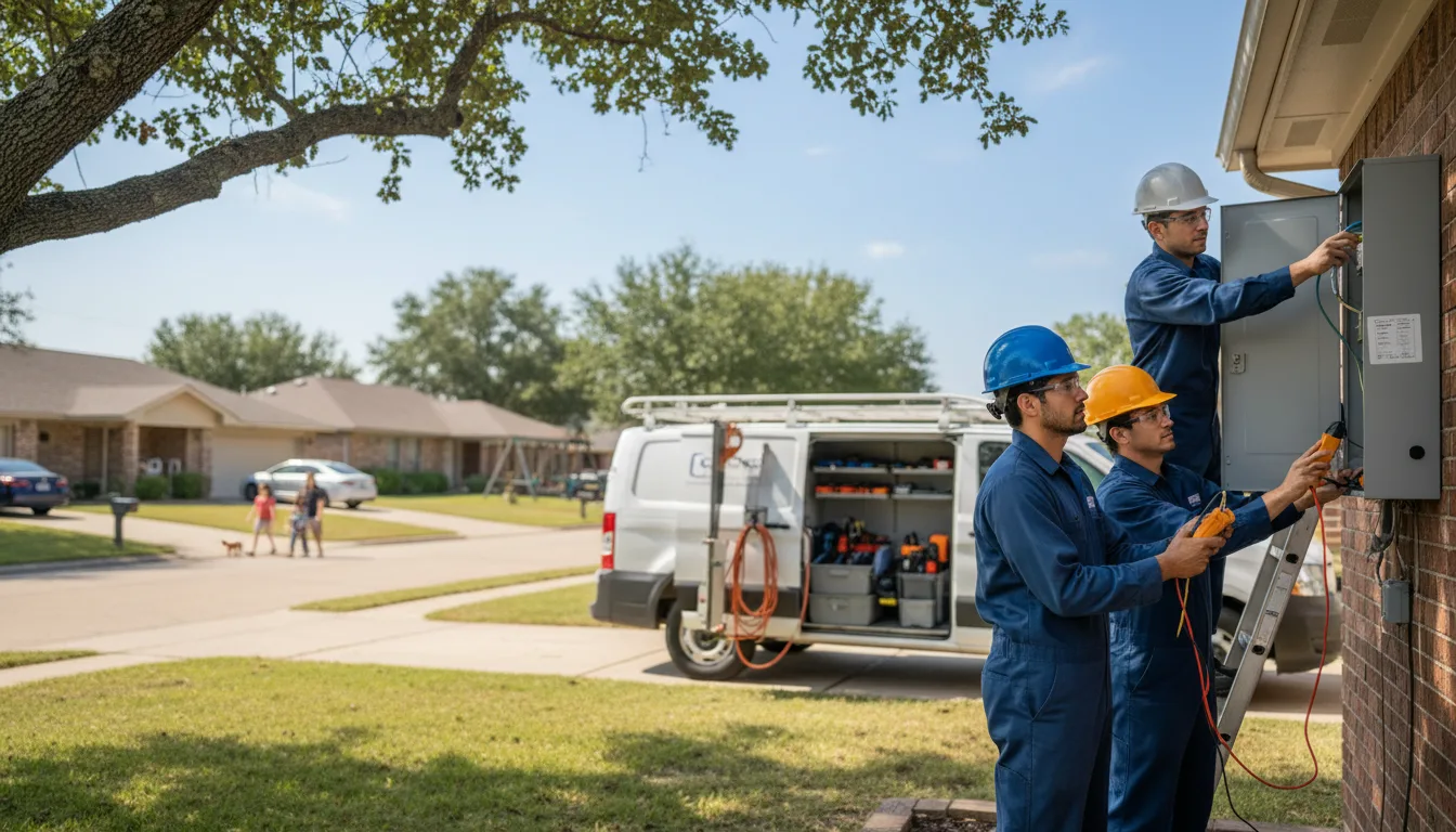 Certified electrician providing emergency electrical services in Pawnee, OK